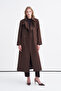 Wide Collar Belted Bitter Trench Coat 13820