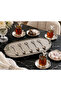 Set of 6 Japanese Rose Detailed Teaspoons Decorative Guest Serving Spoons Silver - 4