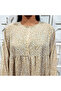 Women's A-line Long sleeve Maxi Dress - 5
