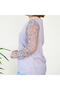 Women's V-Neck Long Sleeve Blouse - 5