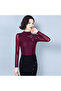 Women's Floral Long Sleeve T-Shirt - 7