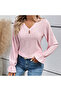 Women's Light Pink Blouse - 5