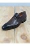 Men's Winter Shoes Genuine Leather Rubber Sole Laceless Brown
