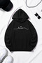 Unisex Love Printed Oversize Hoodie Hooded Sweatshirt