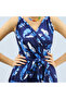 Women's Floral Wrap Mini Dress - 8