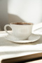 Fleur Set of 2 Porcelain Coffee Cups – White - 5