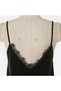 Women's Black Spaghetti Strap Blouse - 3