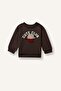 100% Cotton Oversize Teddy Bear Appliqued Sweatshirt for Baby Boy I3805A526Wn