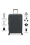 Premium single Piece PP trolley 28" inch 9898-GREY - 5