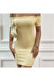 Women's Off-shoulder Short sleeve Dress - 3