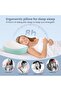 Jinxia Memory Foam Pillows for Sleeping, Ergonomic Orthopedic Cervical Neck Support Pillow, Cooling Pillow with Removable Pillowcase - 2