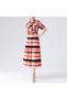 Women's Pink Floral Midi Dress