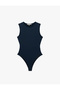 Slim Fit Sleeveless Crew Neck Bodysuit