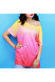 Women's Pink Off-Shoulder T-Shirt - 6