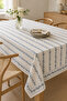 Tablecloth Blue Flower Garden 155X220 cm Floral Patterned Rectangular Tablecloth - 3