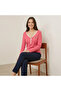 Women's Pink Long Sleeve T-Shirt - 5
