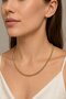 Cm Burgu Model Gold Color 10 mm Thickness 50 cm Women's Necklace - 2