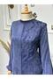 Women's New Season Silk Kupra Fabric Stylish Dress - 4
