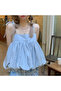 Women's Spaghetti Strap Blouse - 3