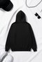 Unisex Love Printed Oversize Hoodie Hooded Sweatshirt - 2