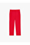 High Waist Regular Fit Crepe Fabric Ankle Length Cigarette Pants with Pockets