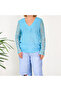 Women's V-Neck Long Sleeve Blouse - 5
