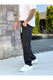 Button and Tassel Detailed Regular Jeans Black - 3