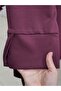 Sırmahan Sleeve Cuffed Slit Tunic-Na912 Claret Red - 5