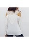 Women's Round Neck Long Sleeve T-Shirt - 5