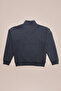 3 Thread Half-Zipper High Collar Girls' Sweatshirt - 7