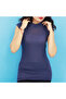 Women's Dark Blue T-Shirt - 5