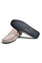Dark Gray Suede Dark Gray Color Laceless Genuine Leather Men's Shoes - 3