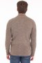 Mink Men's 40% Wool 40% Cotton 20% Acrylic Ribbed Plain Knit Full Zipper Stand Collar Knitwear Cardigan Trist- - 5