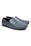 Gray Floter Gray Color Laceless Genuine Leather Men's Shoes