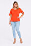Women's Plus Size, Pomegranate, Cotton Fabric, Sleeve Tie Blouse 65N39622 - 5