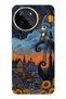 Realme 11 4g Compatible Jack Skellington Patterned Transparent Phone Case