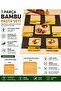 7 Piece Bamboo Cake Set, Bamboo Presentation Plate, Breakfast Plate, Bamboo Square Cake Set, Gift - 6