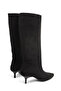Women's Low Heel Pointed Toe Flat Boots - 4