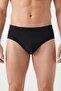 Pack of 5 Black 100% Cotton Comfortable Fit Men's Briefs - with Sleep Band Gift - 3