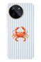 Realme 11 4g Compatible Crab Patterned Transparent Phone Case
