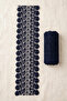 Easy Iron Navy Blue Guipure Lace Trim-12 cm Width-1 Meter-F301 - 2