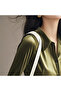 Women's Green Long Sleeve Shirt - 2