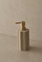 Aura Gold Headed Stone Textured Polyresin Liquid Soap Dispenser - 2