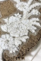 Beaded and Sequin Embroidered Floral Applique - 3