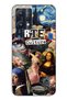 Realme 9 Pro Compatible Art Collage Pattern Transparent Phone Case