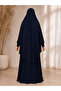 Afghan Takar Sharif Medina Silk Double Hijab Set with Veil and Without Veil - 5