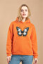 Unisex Pattern Butterfly Printed Oversize Hoodie Hooded Sweatshirt