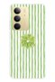 Realme C75 Compatible Lime Slice Patterned Transparent Phone Case