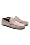 Dark Gray Suede Dark Gray Color Laceless Genuine Leather Men's Shoes