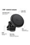 C234 360° Magnetic Air Vent Phone Holder Strong 4-Magnet Car Mount with Square & Circular Magnetic Plates, Adjustable Horizontal & Vertical Rotation - 3